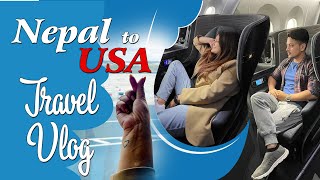 Travel Vlog  Nepal to USA  Vacation Begins  Sansha [upl. by Dacia]