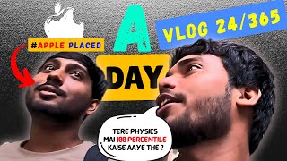 100 percentile 😱😱 to NIT Durgapur to Apple  Vlog 24365  A Day as Engineering student  sobhag [upl. by Reldnahc]