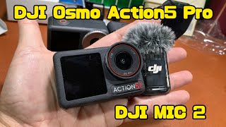 車載にVLOGに最強タッグ！DJI Osmo Action 5 Pro ＆ DJI MIC2 開封編 [upl. by Ahsatniuq777]