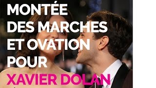 Une montée des marches et une ovation pour Juste la fin du monde de Xavier Dolan [upl. by Neelahtak555]