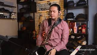 KU BERBAHAGIA KJ392  DAMEZ NABABAN SAX COVER [upl. by Duma]