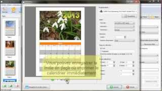 Comment créer un calendrier 2013 à imprimer par vousmême [upl. by Narhem]