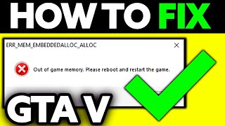 How To FIX Out of Game Memory GTA 5 2024 [upl. by Arturo]