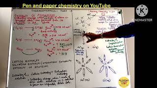 Thermodynamics solavation enthalpy hydration enthalpy and lattice enthalpy Video 13 [upl. by Phelips495]