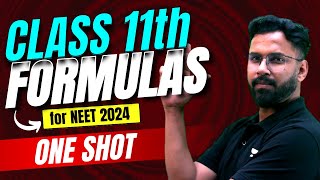 All Class 11th Formulas in One Shot  NEET 2024  Anupam Upadhyay [upl. by Ecirtahs317]