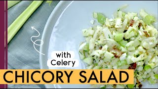 Healthy Chicory Salad recipe  Salad with Belgian Endive  34 Portions  15 min prep time [upl. by Ormiston]