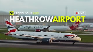 Heathrow Airport Live  Saturday 13th April 2024 [upl. by Ecirum388]