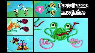 Zwierzęta z plasteliny  Wiosna z plasteliny  Plasticine animals  Spring animals  Kids craft [upl. by Holden]