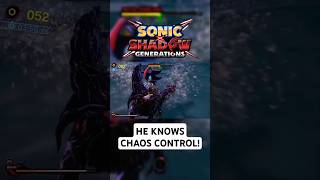 😨🔥 METAL OVERLORD SHOWS SHADOW CHAOS CONTROL Sonic X Shadow Generations Shorts [upl. by Whelan]