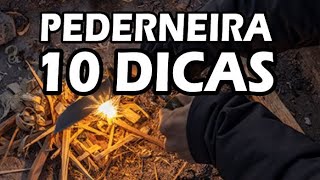 COMO FAZER FOGO COM PEDERNEIRA  10 DICAS ESSENCIAIS [upl. by Mesics]