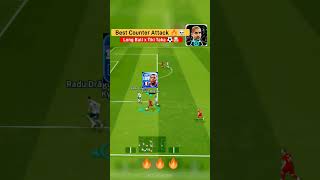 Long Ball Pass x Tiki Taka Counter Attack 🔥☠️ youtubeshorts football bola fcmobile efootball [upl. by Ferree]