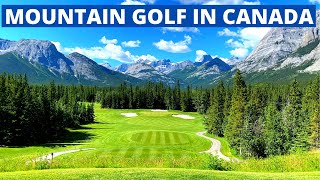 INSANE Mountain Golf in Canada  Kananaskis Golf Course Mt Kidd Golf Vlog [upl. by Ardnuas]