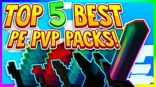 TOP 5 MCPE 116 PvP TEXTURE PACKS Minecraft PE 2020 [upl. by Egoreg]