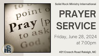 A Night of Prayer Service  June 28 2024  Bishop Luther K Brooks [upl. by Felt]