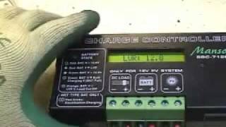 Manson PV Charge controller sbc 7120 [upl. by Leay]