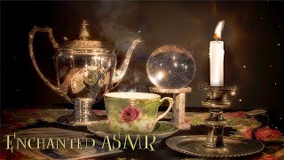 Enchanted Tea Room ASMR Ambience  Magical Tea divination ASMR [upl. by Vonny]