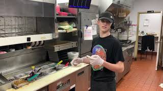 How to make a chicken quesadilla at Taco Bell [upl. by Neema]