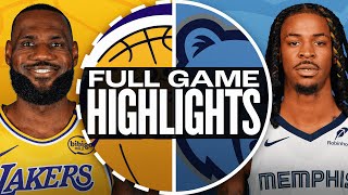 LAKERS at GRIZZLIES  FULL GAME HIGHLIGHTS  November 6 2024 [upl. by Yelkreb]