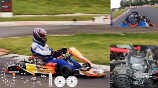 KZ2 Karting  Kerpen 1092024  HIGH SPEED SPIN NEW TM KZ R2 Engine Drivebys with DATA OVERLAY [upl. by Ardied]