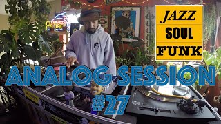 Jazz Soul Funk Vinyl Set by Mr ColdSweat  Analog Session 27 [upl. by Chong]