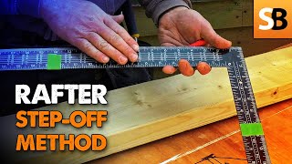 Rafter Step Off Method  Made Simple [upl. by Suirad461]