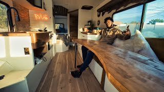 We Renovated An Old RV in 5 Days  Tiny Home Tour [upl. by Baruch369]