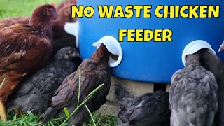 The Ultimate DIY NoWaste Chicken Feeder You Need to See [upl. by Eenerb]