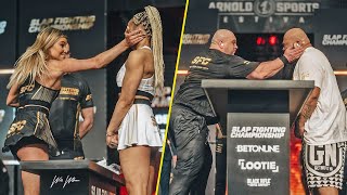 The HARDEST Slaps From Slap Fighting Championship [upl. by Som147]