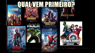 VOCE SABE A ORDEM DOS FILMES DA MARVEL  Samuel Ferreira [upl. by Kirwin]