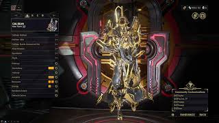 Sentient General Caliban  Warframe Fashionframe [upl. by Zosi141]