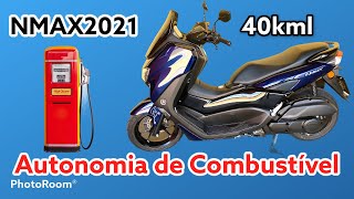 NOVA NMAX 2021  AUTONOMIA DE COMBUSTÍVEL [upl. by Silado]