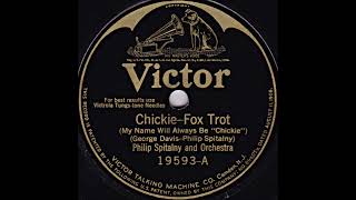 Phil Spitalny Orchestra quotChickiequot 1926 Roaring Twenties Dance Band 78 RPM [upl. by Einoj]