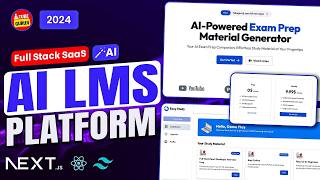 Build amp Deploy NextJs Full Stack AI LMS SAAS App Using React Tailwind Inngest Clerk Neon Gemini [upl. by Severn]