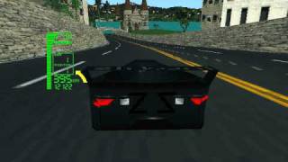 DOS Game XCar  Experimental Racing [upl. by Anile]