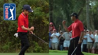 Tiger and Charlie in sync Like Father Like Son at the PNC Championship [upl. by Wolfgang]