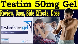 Testim Gel Reviews  Testosterone gel 50 mg uses Side Effects Dose Warning [upl. by Htebazil]