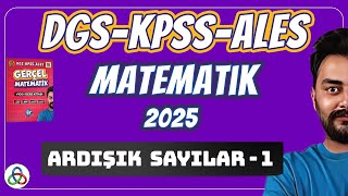 Ardışık Sayılar  1 Video  DGSKPSSALES Matematik  2025 [upl. by Adnanref]