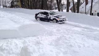 BMW 328i xDrive in Snow [upl. by Ygiaf263]