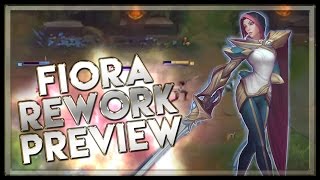 Fiora Rework Gameplay Ability Preview Champion Spotlight  League of Legends [upl. by Lenora]