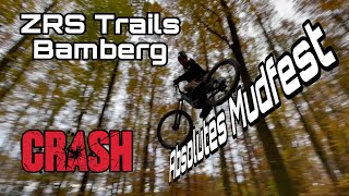 Crash ZRS Trails Bamberg Michelsberg Eine wilde Schlammschlacht [upl. by Nhguavaj]