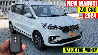 Maruti Ertiga Zxi Cng 2024 2nd Top Model PriceFearure Full Detailed Review [upl. by Hercules]