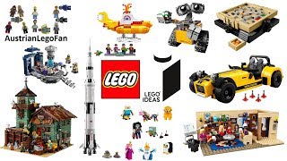 The Last 9 Lego Ideas Sets Compilation  Lego Speed Build Review [upl. by Senzer]