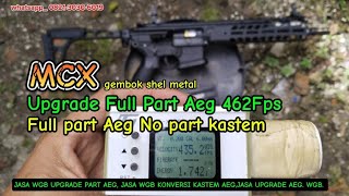 Mcx gerbok shel metal full upgrade part aeg 4JUTAAN AJA BROO GERBOK METAL 👍👍👍 [upl. by Norihs]