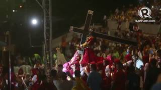 Nazareno 2020 The Black Nazarene leaves Quirino Grandstand to start Traslacion [upl. by Ecyoj]