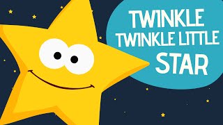 Twinkle Twinkle Little Star  English Nursery Rhymes  Songs for children [upl. by Aliak]