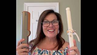 See Curl Your Hair Comparison Dyson AIRSTRAIGHT vs T3 Curling Iron Best Way to Straighten amp Curl [upl. by Norby190]