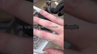 Je refais mes ongles 💅🏻 ongle nailsart french nails ongleengel vlog [upl. by Anwadal342]