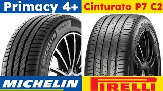 Michelin Primacy 4 vs Pirelli Cinturato P7 C2 [upl. by Tessie420]