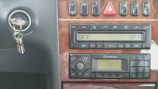 How To Unlock A Mercedes Radio [upl. by Kathe]