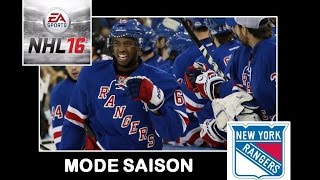 NHL 16  Saison  New York Rangers vs Columbus Blue Jackets [upl. by Whale]